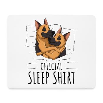 Deutscher Schäferhund - Mousepad (Querformat) - Weiß - Vorne