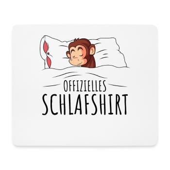 Affe - Mousepad (Querformat) - Weiß - Vorne