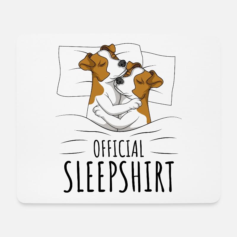 Jack Russell Terrier - Mouse Pad (horizontal) - white