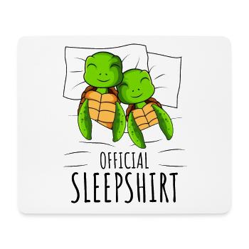 Schildkröte - Mousepad (Querformat) - Weiß - Vorne