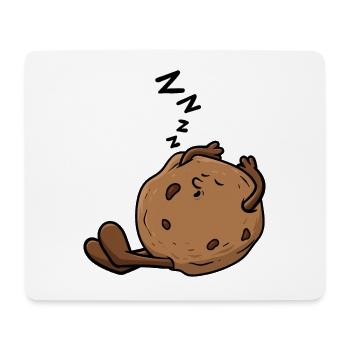 Cookie qui dort - Tapis de souris (format paysage) - blanc - Devant
