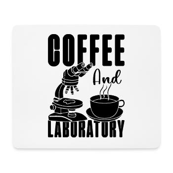 Labortechniker Kaffee Wissenschaft Geschenkidee - Mousepad (Querformat) - Weiß - Vorne