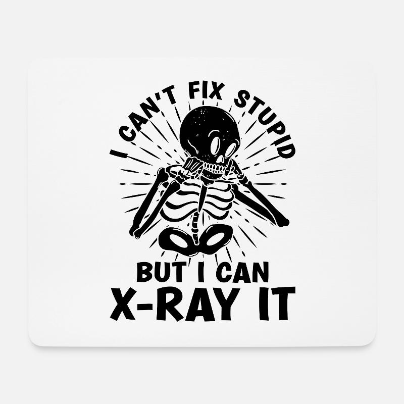 Radiologie Röntgen Röntgentechniker Geschenkidee - Mousepad (Querformat) - Weiß