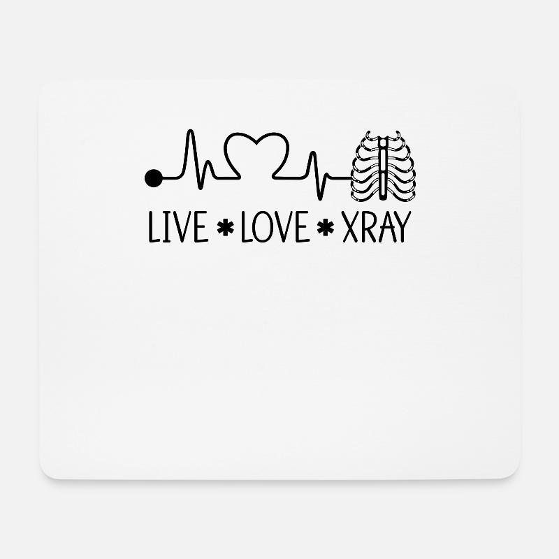 Röntgentechniker Röntgen Radiologie Geschenkidee - Mousepad (Querformat) - Weiß