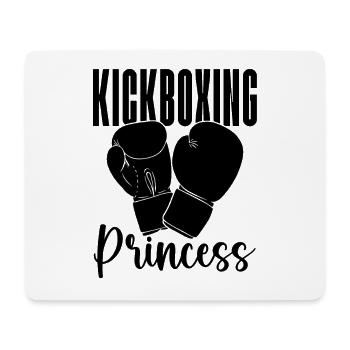 Kickboxing Princess Kickboxer Boxing Fight Fighter - Mousepad (Querformat) - Weiß - Vorne