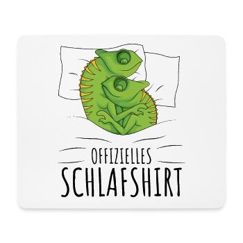 Chamäleon - Mousepad (Querformat) - Weiß - Vorne