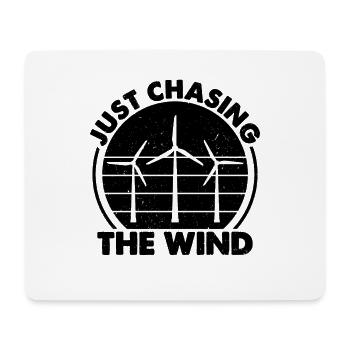 Just Chasing The Green Energy Turbine Technician - Mouse Pad (horizontal) - white - Front
