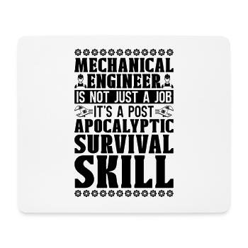 Mechanical Engineer Is Not Just Loves Engineering - Mousepad (Querformat) - Weiß - Vorne