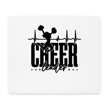 Cheerleader Loves Cheer Squad Dancer Cheerleader - Mouse Pad (horizontal) - white - Front