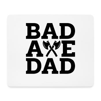 Bad Axe Dad Hatchet Throwing Bullseye Axe Thrower - Tapis de souris (format paysage) - blanc - Devant