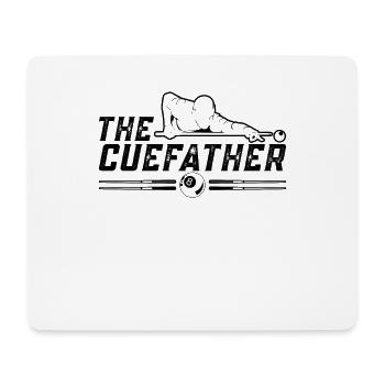 The Cuefather Cue Sports Loves Snooker Pool Player - Mouse Pad (horizontal) - white - Front
