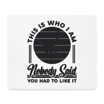 This Is Who I Am Contortion Gymnast Contortionist - Mouse Pad (horizontal) - white - Front