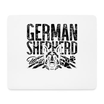 German Shepherd Police Dogs German Shepherd Lover - Mouse Pad (horizontal) - white - Front
