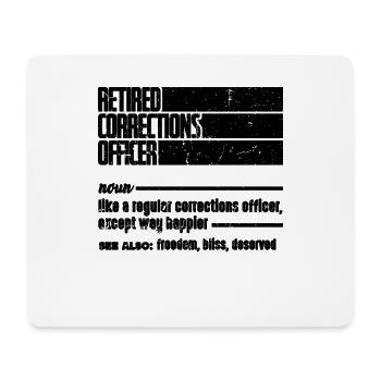 Retired Corrections Officer Like A Prison Guards - Mousepad (Querformat) - Weiß - Vorne