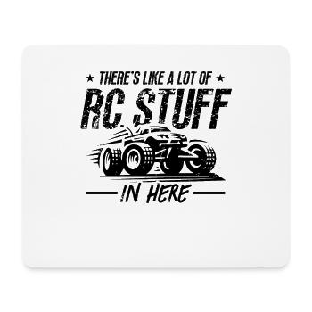 There's Like A Lot Remote Controlled Car RC Racer - Mouse Pad (horizontal) - white - Front