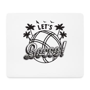 Let's Bocce Petanque Loves Boules Bocce Player - Mousepad (Querformat) - Weiß - Vorne