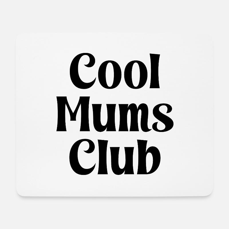 Cooler Mums Club - Mousepad (Querformat) - Weiß