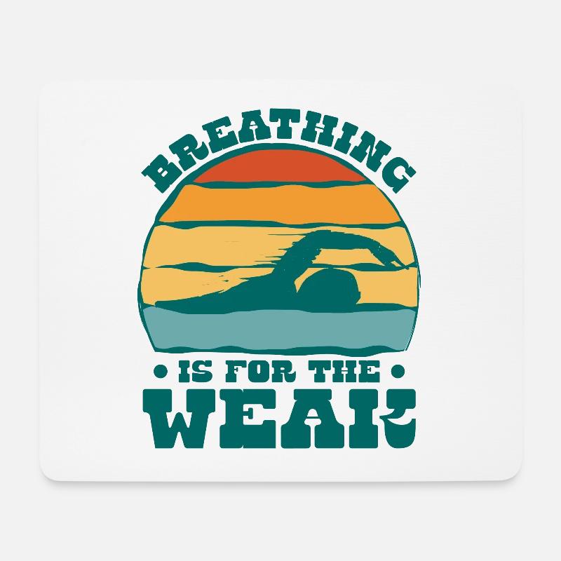 Swimming swimming instructor swimmer swimmer - Mouse Pad (horizontal) - white