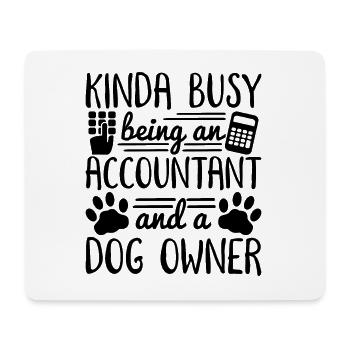 Buchhalter Buchhaltung steuern - Mousepad (Querformat) - Weiß - Vorne