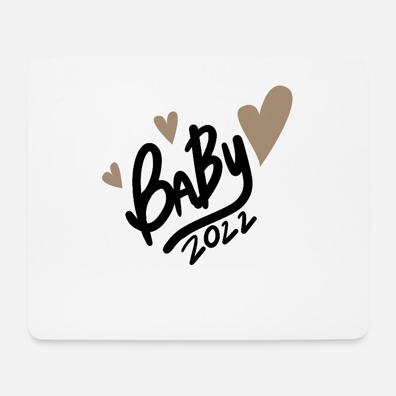 Baby 2022 - Neugeborenes 2022 - Mousepad (Querformat) - Weiß