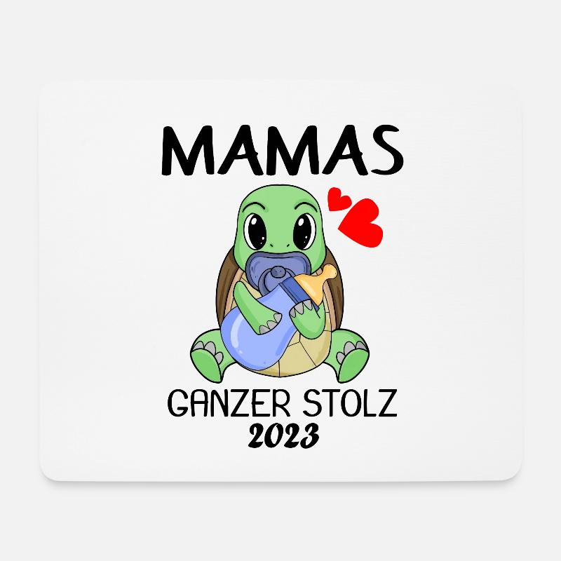 Baby 2023 - Geburt Schwanger 2023 - Mousepad (Querformat) - Weiß