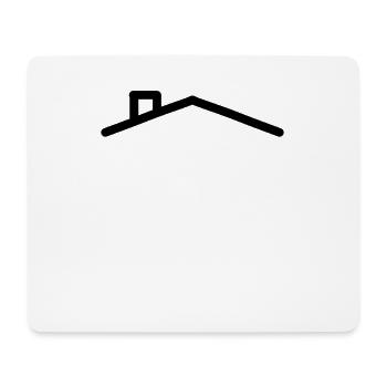 Haus Dach - Mousepad (Querformat) - Weiß - Vorne