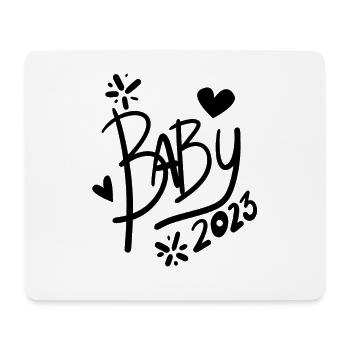 Baby 2023 - Newborn 2023 Baby Gift - Mouse Pad (horizontal) - white - Front