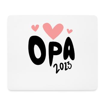 Opa 2023 - Opa werden - Bald Opa - Mousepad (Querformat) - Weiß - Vorne