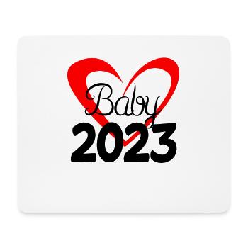Baby 2023 - Newborn 2023 Baby Gift - Mouse Pad (horizontal) - white - Front