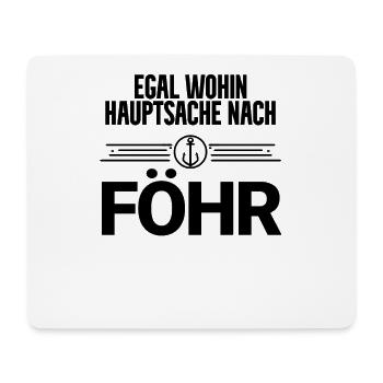Nordsee Föhr - Mousepad (Querformat) - Weiß - Vorne