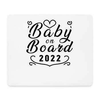 Baby 2022 - Birth Pregnant 2022 - Mouse Pad (horizontal) - white - Front