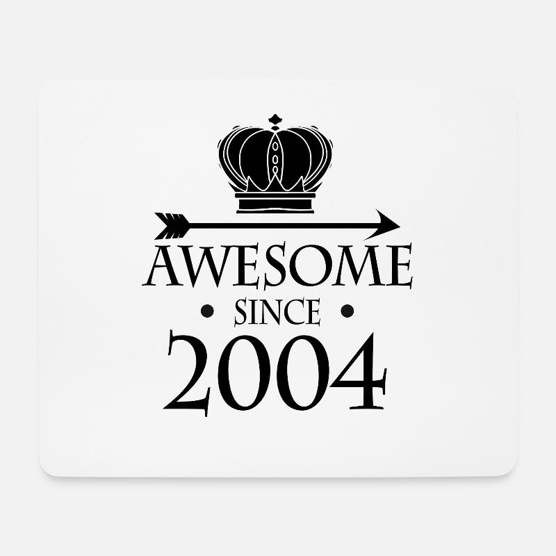 Jahrgang 2004 - Fantastisch seit 2004 - Mousepad (Querformat) - Weiß