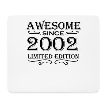 2002 - Jahrgang 2002 - Fantastisch seit 2002 - Mousepad (Querformat) - Weiß - Vorne
