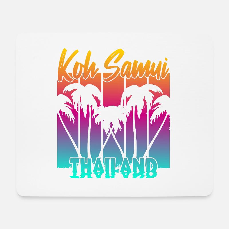 Koh Samui Thailand - Mousepad (Querformat) - Weiß