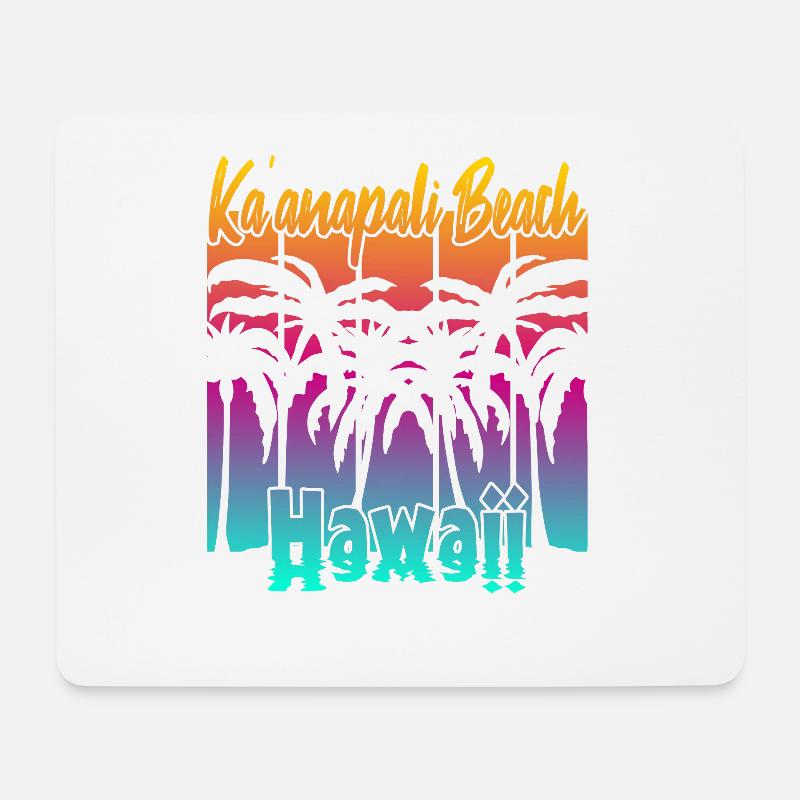 Ka’anapali Beach Hawaii - Mousepad (Querformat) - Weiß