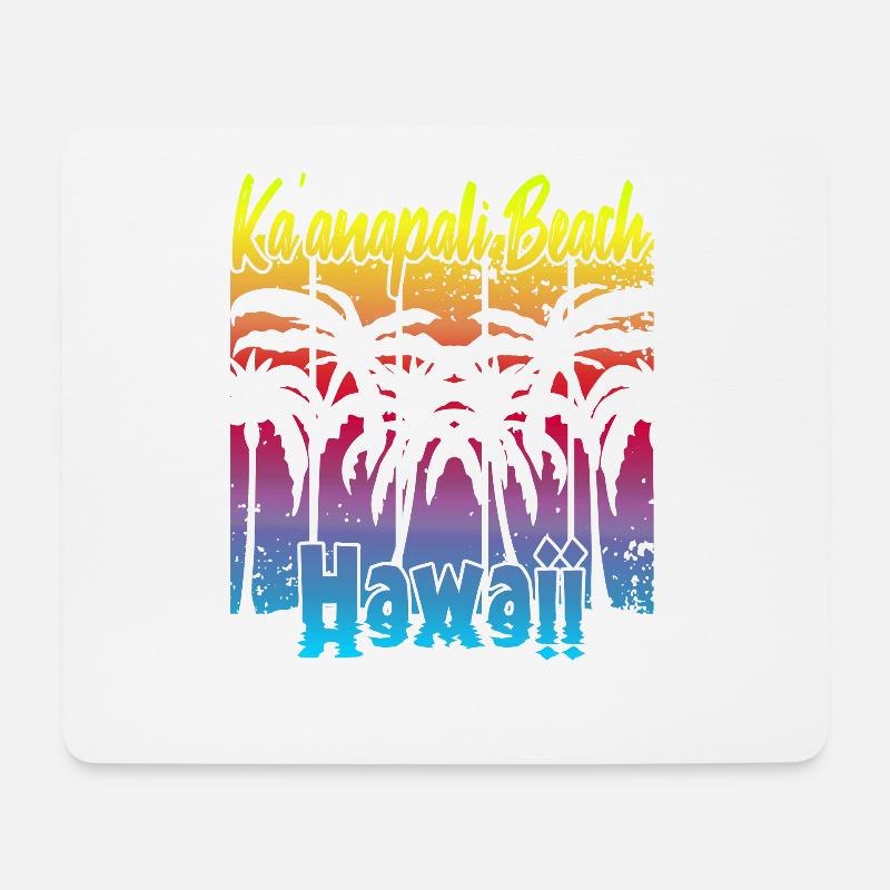 Ka’anapali Beach Hawaii - Mousepad (Querformat) - Weiß