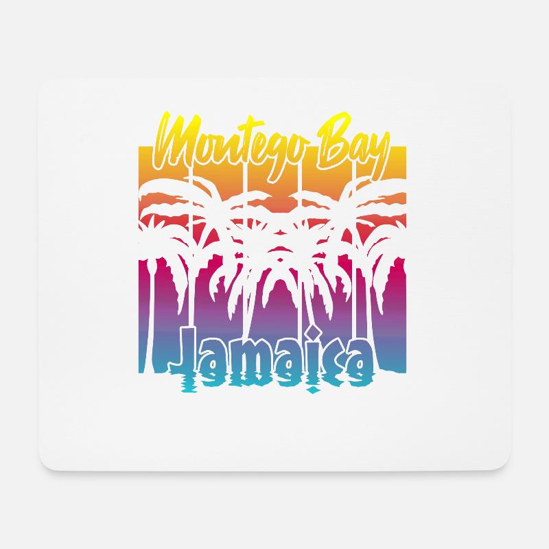 Montego Bay Jamaica - Mousepad (Querformat) - Weiß