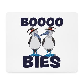 Drôle de costume d’Halloween Booby Bird BOOOO BIES - Tapis de souris (format paysage) - blanc - Devant