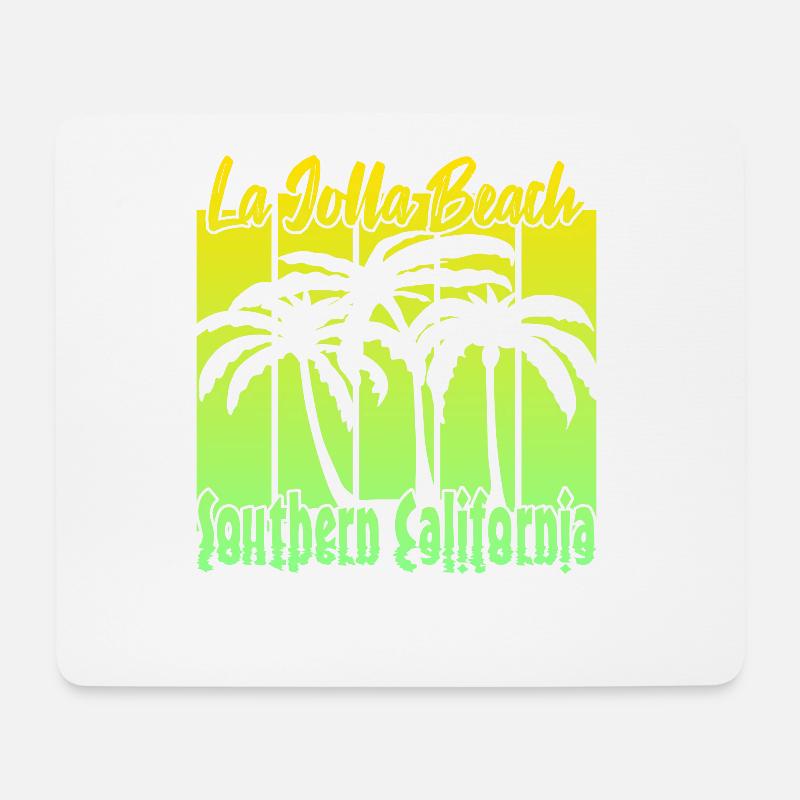 La Jolla Beach Southern California - Mousepad (Querformat) - Weiß