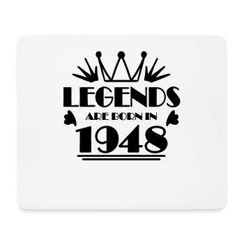 1948 - Jahrgang 1948 - Mousepad (Querformat) - Weiß - Vorne