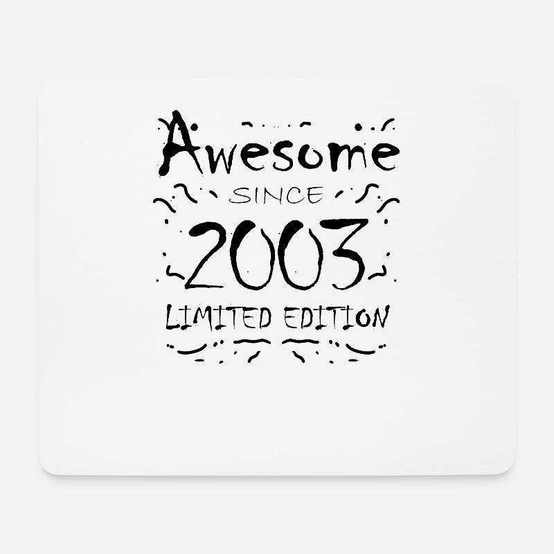 2003 - Jahrgang 2003 - Fantastisch seit 2003 - Mousepad (Querformat) - Weiß