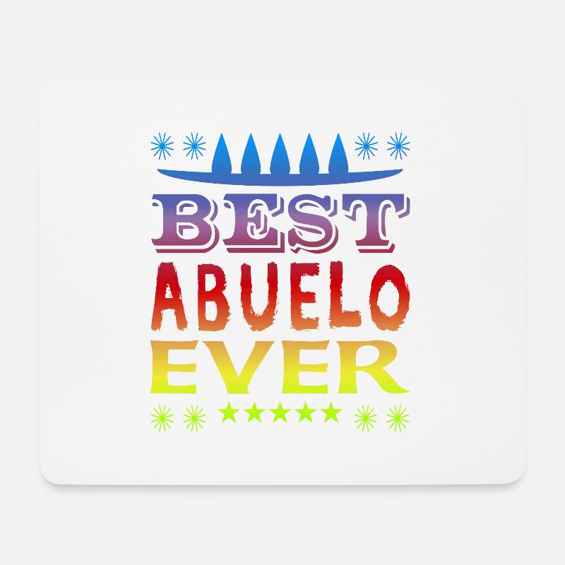 Best Abuelo Ever - Mousepad (Querformat) - Weiß