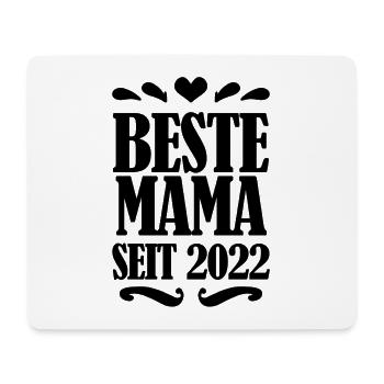 Beste Mama seit 2022 - Mousepad (Querformat) - Weiß - Vorne