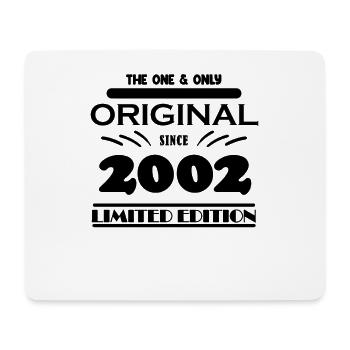 2002 - Baujahr 2002 - Jahrgang 2002 - Mousepad (Querformat) - Weiß - Vorne