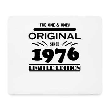 1976 - Year of construction 1976 - Born 1976 - Mouse Pad (horizontal) - white - Front