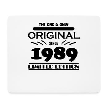 1989 - Year of construction 1989 - Born 1989 - Mouse Pad (horizontal) - white - Front