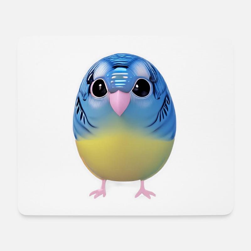 Vögel beobachten Vogel - Mousepad (Querformat) - Weiß