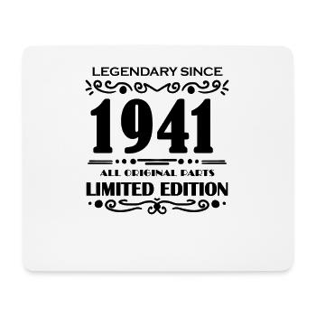 1941 - Born 1941 - Built in 1941 - Mouse Pad (horizontal) - white - Front