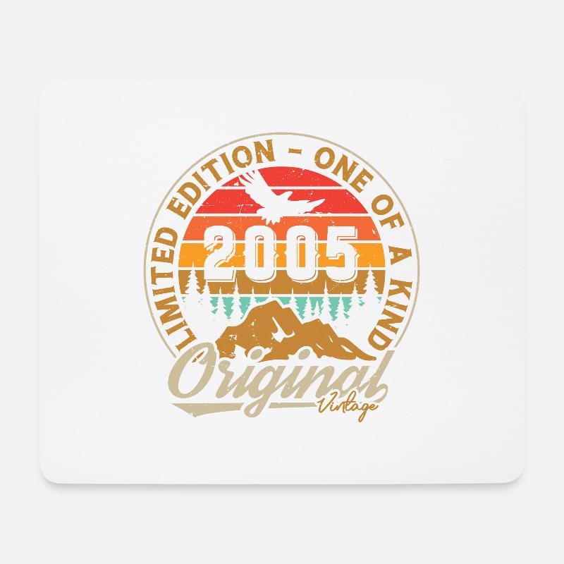 Original 2005 Vintage Retro Geburtstagsgeschenk - Mousepad (Querformat) - Weiß