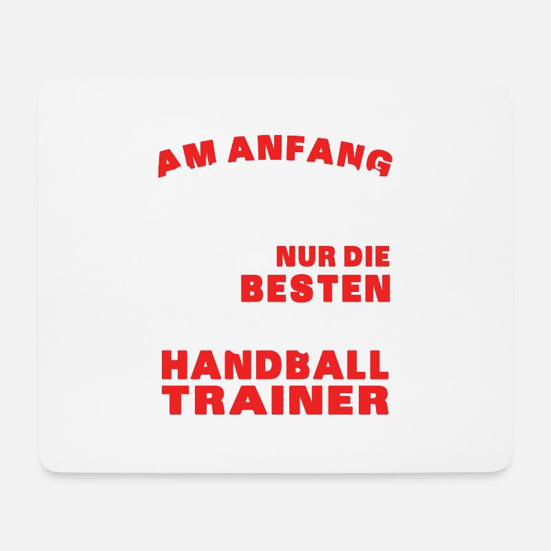 Besten Menschen Wurden Handball Trainer Handballer - Mousepad (Querformat) - Weiß
